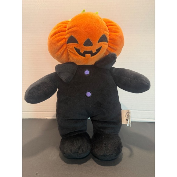 Other - Applause Halloween Pumpkin Head Plush Stuffed Toy Jack O Lantern  11 inch